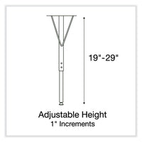 Adjustable Activity Tables, Square, 48" X 48" X 19" To 29", Medium Oak Top, Silver Legs, 4/pallet, Ships In 4-6 Business Days
