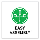 Adjustable Activity Tables, Square, 48" X 48" X 19" To 29", Gray Top, Silver Legs, 4/pallet, Ships In 4-6 Business Days