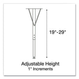 Adjustable Activity Tables, Square, 48" X 48" X 19" To 29", Gray Top, Silver Legs, 4/pallet, Ships In 4-6 Business Days
