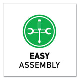 Adjustable Activity Tables, Square, 48" X 48" X 19" To 29", Gray Top, Black Legs, 4/pallet, Ships In 4-6 Business Days