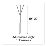 Adjustable Activity Tables, Square, 48" X 48" X 19" To 29", Gray Top, Black Legs, 4/pallet, Ships In 4-6 Business Days