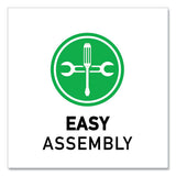 Adjustable Activity Tables, Kidney Shape, 72" X 48" X 19" To 29", Oak Top, Black Legs, 4/pallet, Ships In 4-6 Business Days