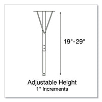 Adjustable Activity Tables, Kidney Shape, 72" X 48" X 19" To 29", Oak Top, Black Legs, 4/pallet, Ships In 4-6 Business Days