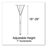Adjustable Activity Tables, Kidney Shape, 72" X 48" X 19" To 29", Oak Top, Black Legs, 4/pallet, Ships In 4-6 Business Days