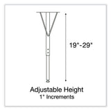 Adjustable Activity Tables, Kidney Shaped, 72" X 48" X 19" To 29", Gray Top, Black Legs, 4/pallet, Ships In 4-6 Business Days