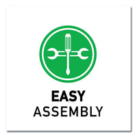 Adjustable Activity Tables, Kidney Shaped, 72" X 48" X 19" To 29", Gray Top, Black Legs, 4/pallet, Ships In 4-6 Business Days