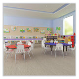 Adjustable Activity Tables, Kidney Shaped, 72" X 48" X 19" To 29", Gray Top, Black Legs, 4/pallet, Ships In 4-6 Business Days
