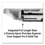 Adjustable Folding Tables, Rectangular, 60" X 30" X 22" To 32", Gray Top, Black Legs, 4/pallet, Ships In 4-6 Business Days