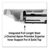 Adjustable Folding Tables, Rectangular, 72" X 30" X 22" To 32", Gray Top, Black Legs, 4/pallet, Ships In 4-6 Business Days