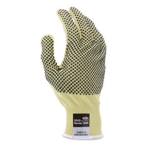 Cutpro Kevlar Gloves 9396, Yellow/black, Small, Pair