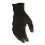 Work Gloves, Black, Large, Dozen