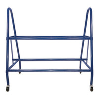Heavy-duty Deluxe Ball Cart, Metal, 132 Lb Capacity, 17.5 X 38 X 35.75, Blue