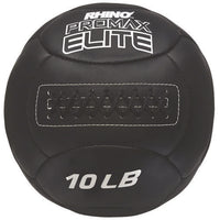 Rhino Promax Elite Medicine Ball, 10 Lb, Black