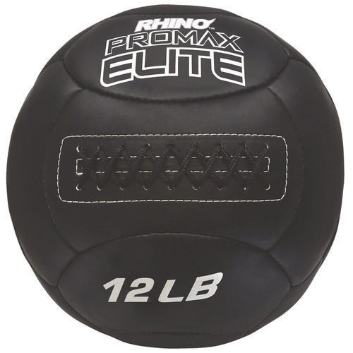 Rhino Promax Elite Medicine Ball, 12 Lb, Black