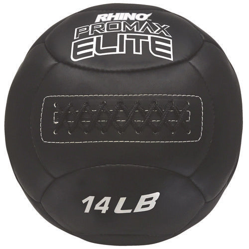 Rhino Promax Elite Medicine Ball, 14 Lb, Black