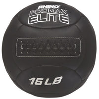 Rhino Promax Elite Medicine Ball, 16 Lb, Black
