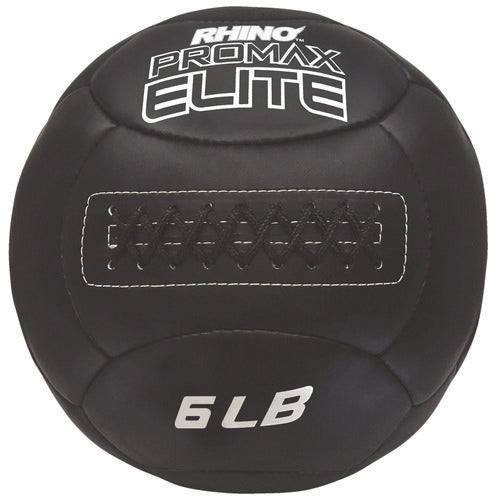 Rhino Promax Elite Medicine Ball, 6 Lb, Black