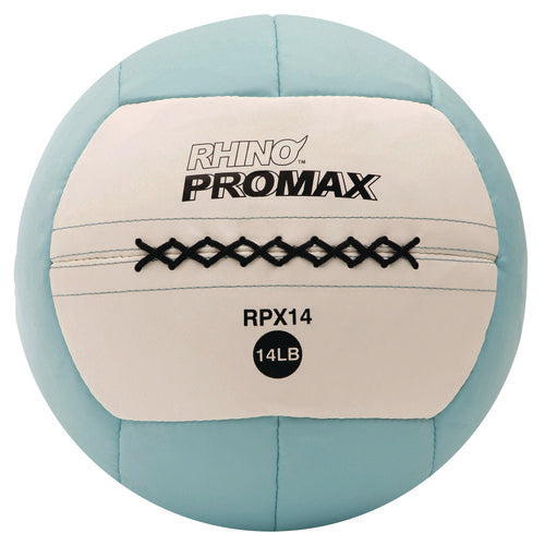Rhino Promax Medicine Ball, 14 Lb, Light Blue