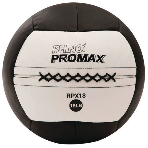 Rhino Promax Medicine Ball, 18 Lb, Black