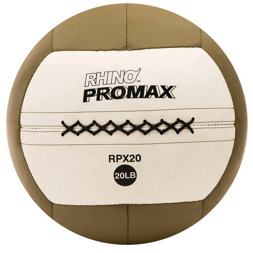 Rhino Promax Medicine Ball, 20 Lb, Brown