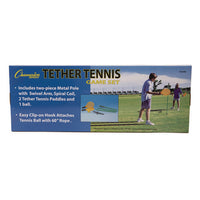 Tether Tennis Game Set, Two Paddles, Two Tennis Balls