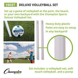 Deluxe Volleyball Set, Official-size Volleyball, Volleyball Net