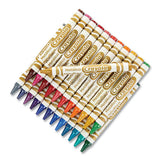 Metallic Crayons, Assorted, 24/pack