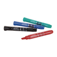 Take Note Dry Erase Markers, Chisel Tip, Assorted Colors, 4/set