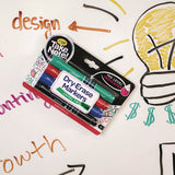 Take Note Dry Erase Markers, Chisel Tip, Assorted Colors, 4/set