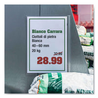 Magnetic Water-resistant Sign Holder, 11 X 17, Clear Frame, 5/pack