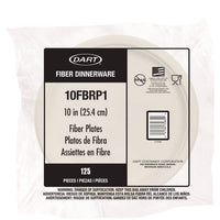 Compostable Fiber Dinnerware, Proplanet Seal, Plate, 10.2" Dia, Natural, 500/carton
