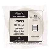Compostable Fiber Dinnerware, Proplanet Seal, Plate, 10.2" Dia, Natural, 500/carton