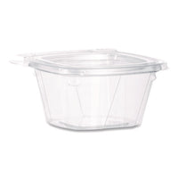 Clearpac Safeseal Tamper-resistant, Tamper-evident Containers, 3.72 X 4.2 X 1.97, Clear, Plastic, 400/carton