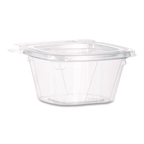 Clearpac Safeseal Tamper-resistant, Tamper-evident Containers, 3.72 X 4.2 X 1.97, Clear, Plastic, 400/carton