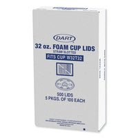 Lids For Foam Cups And Containers, Fits 32 Oz/44 Oz Hot Cups, Plastic, Translucent, 500/carton