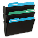 Ez Link Stackable Docupocket, 3 Sections, Legal Size, 16.25 X 4 X 19, Black, Ships In 4-6 Business Days