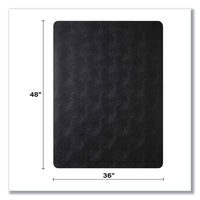 Economat Carpet Chair Mat, Rectangular, 36 X 48, Black, Ships In 4-6 Business Days