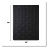 Economat Carpet Chair Mat, Rectangular, 36 X 48, Black, Ships In 4-6 Business Days