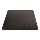 Economat Carpet Chair Mat, Rectangular, 45 X 53, Black, Ships In 4-6 Business Days