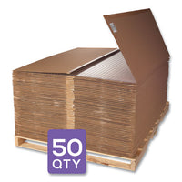 Duramat Moderate Use Chair Mat For Low Pile Carpeting, Lipped, 36 X 48, Clear, 50/pallet, Ships In 4-6 Business Days