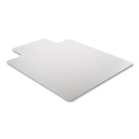 Duramat Moderate Use Chair Mat For Low Pile Carpeting, Lipped, 45 X 53, Clear, 25/pallet, Ships In 4-6 Business Days