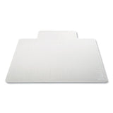 Duramat Moderate Use Chair Mat For Low Pile Carpeting, Lipped, 45 X 53, Clear, 25/pallet, Ships In 4-6 Business Days
