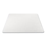 Duramat Moderate Use Chair Mat For Low Pile Carpeting, Rectangular, 46 X 60, Clear, 25/pallet, Ships In 4-6 Business Days