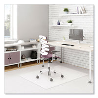 Duramat Moderate Use Chair Mat For Low Pile Carpeting, Rectangular, 46 X 60, Clear, 25/pallet, Ships In 4-6 Business Days