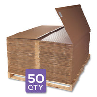 Duramat Moderate Use Chair Mat For Low Pile Carpeting, Rectangular, 46 X 60, Clear, 50/pallet, Ships In 4-6 Business Days