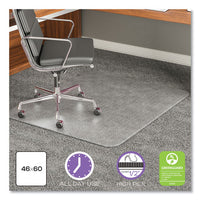 Execumat Carpet Chair Mat, Rectangular, 46 X 60, Clear, Ships In 4-6 Business Days