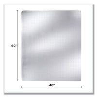 Execumat Carpet Chair Mat, Rectangular, 46 X 60, Clear, Ships In 4-6 Business Days