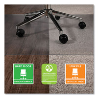 Supergrip Chair Mat, Rectangular, 36 X 48, Clear, 42/pallet, Ships In 4-6 Business Days