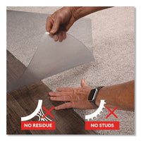 Supergrip Chair Mat, Rectangular, 36 X 48, Clear, 42/pallet, Ships In 4-6 Business Days