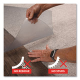 Supergrip Chair Mat, Rectangular, 36 X 48, Clear, 42/pallet, Ships In 4-6 Business Days